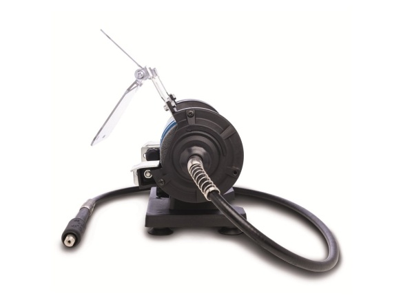 Dvoukotoučová bruska/leštička se systémem Flexidrive Scheppach HG 35