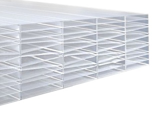 Světlík –  Komôrkový polykarbonát HX/40 číry 6000 mm 2100 mm
