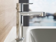 Ravak PU 014.21BLM Umyvadlová stojánková baterie 190 mm bez výpusti, černá matná