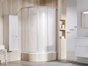 Ravak SKCP4 90x90, Sabina bílá+pearl