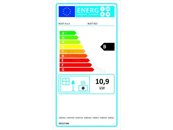 Blist Krbová kamna Blist B22 - 11 kW (PADOVA) - příslušenství