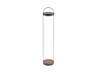 Lucerny –  COSI Stojací lampa Cosilura, hnědá espresso