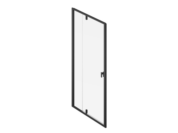 Ravak NDOP2 100, čierna+transparent