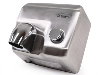 Tryskové –  Jet Dryer BUTTON Katáčovaný nerez kartáčovaný nerez