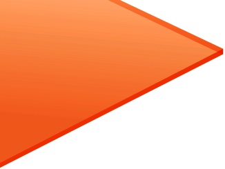 Plexisklo plné desky Gutta –  Plexisklo akrylátové 1000 x 500 x 3 mm oranžové
