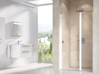 Sprchové dveře –  Ravak CSD2 100, čierna+transparent