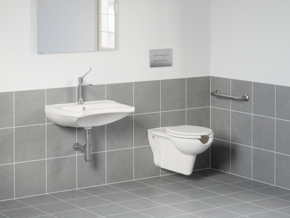 Ravak SF 014.00CR Umývadlová batéria 230 mm, bez odtokovej armatúry, chróm