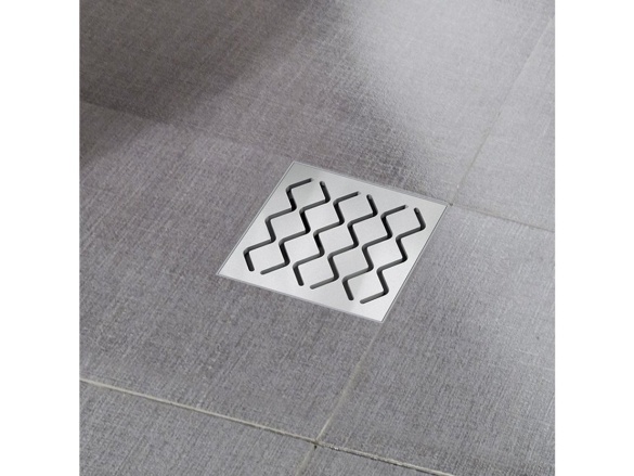 Ravak Podlahový vpust SN501 10,5x10,5, plast s antikoro mriežkou