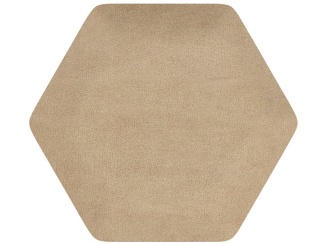 Čalouněné panely –  Riwiera Hexagon 6x15 cm béžová