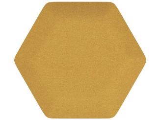 Čalouněné panely –  Riwiera Hexagon 6x15 tmavo žltá