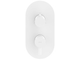 Ravak ES 068.10WV.O3.RB07F Podomítková baterie 3-cestná bez tělesa, White Velvet