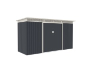 G21 Zahradní domek  GRAH 483 - 340 x 142 cm, antracitový