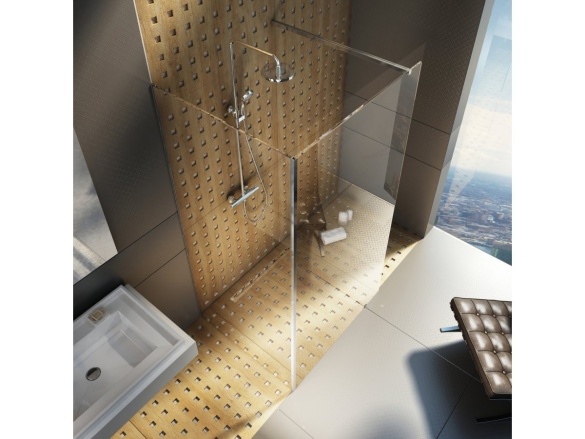 Ravak Walk-In Corner Set 120x80, lesk+transparent