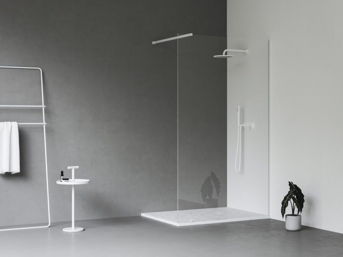 Ravak Walk-In Wall Set 70, bílá matná+transparent