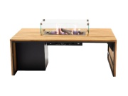 Stůl s plynovým ohništěm COSI Cosibridge 140 Wood
