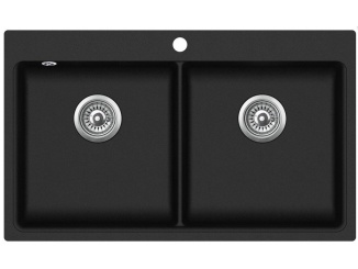 Granitové –  Helika black metallic čierna