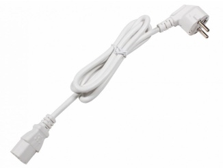 Kuchyně – Jet Dryer Napájecí kabel - EU vidlice / konektor IEC C13 - bílý