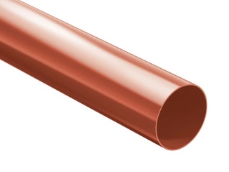 Plastové –  Aqua odkvapový zvod PVC tehlovo červená 110 x 3000 mm