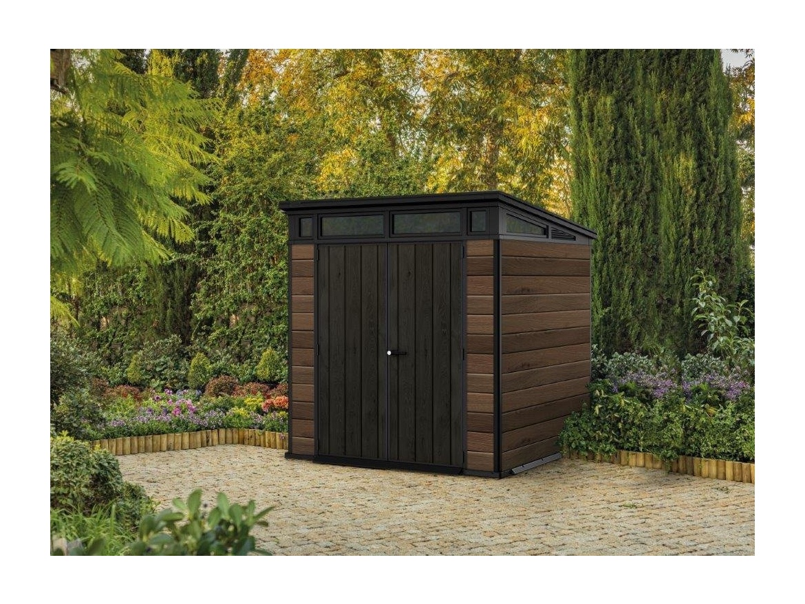 Keter Zahradní domek  Signature 7x7 Walnut, s podlahou