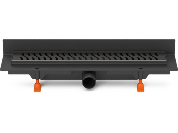 Žlab Chuděj LZB 40 Black (ke stěně)