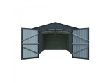 Kovová garáž 3 x 6 m se sedlovou střechou Antracit Riwall PRO RMCG 20x10 Anthracite
