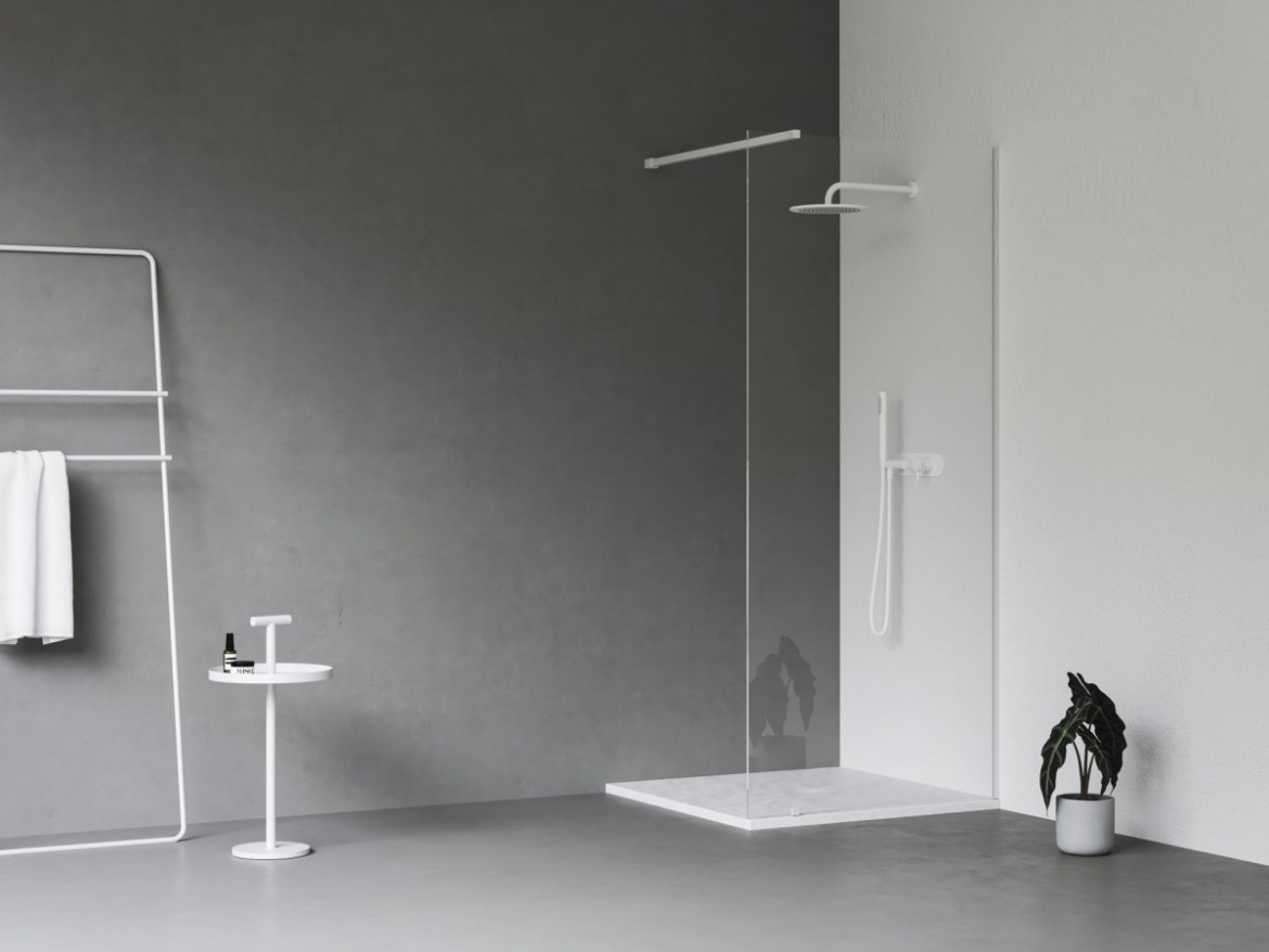 Ravak Walk-In Wall Set 70, bílá matná+transparent