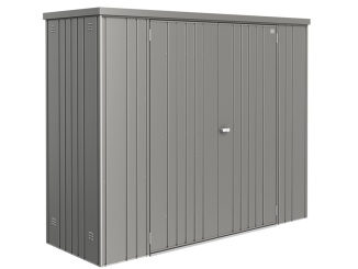 Plechové –  Skriňa na náradie veľ. 230 230 x 83 x 182,5 cm, šedý kremeň metalíza