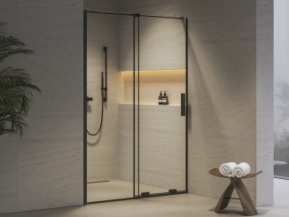 Sprchové dveře –  Ravak RODP2 100, lesk+transparent
