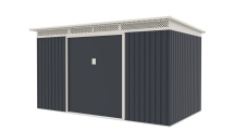 G21 Zahradní domek  GRAH 700 - 340 x 206 cm, antracitový
