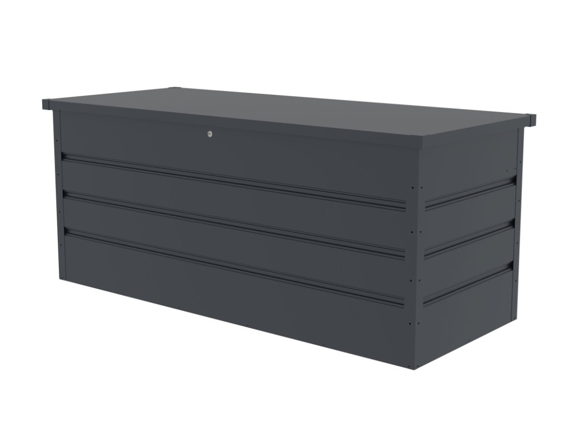 G21 Zahradní box  Denver 770 L, antracitový plechový