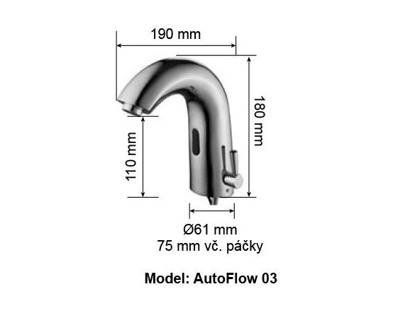 Automatické vodovodní baterie Donner AutoFlow 03