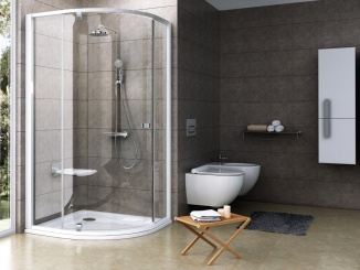 Sprchové kouty –  Ravak PSKK3 100x100, lesk+transparent