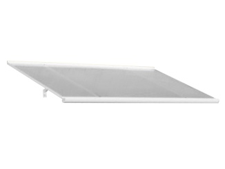 Pultové –  Vchodová strieška Standard biela / číra, 120 x 85 cm