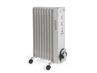 Stavba –  G21 Olejový radiátor  Merapi bílý, 9 žeber, 2000 W