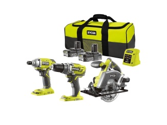 Sady aku nářadí –  Ryobi R18DDIDCSP-220S