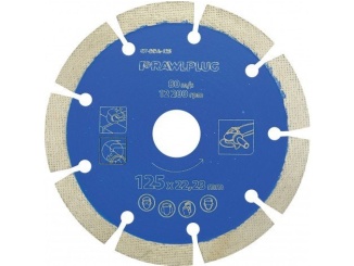 Příslušenství –  Rawlplug Diamantový kotouč SEGMENT beton