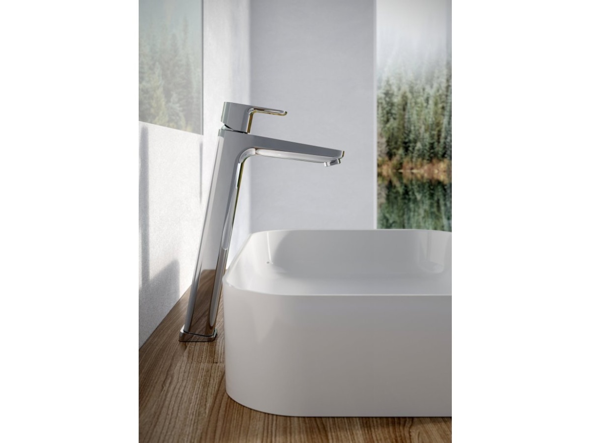 Ravak TD 015.00CR Umyvadlová stojánková baterie 330 mm bez výpusti, chrom