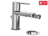 Ravak PU 055.20BLM Bidetová batéria 151 mm s odtokovou armatúrou ClickClack, čierna matná