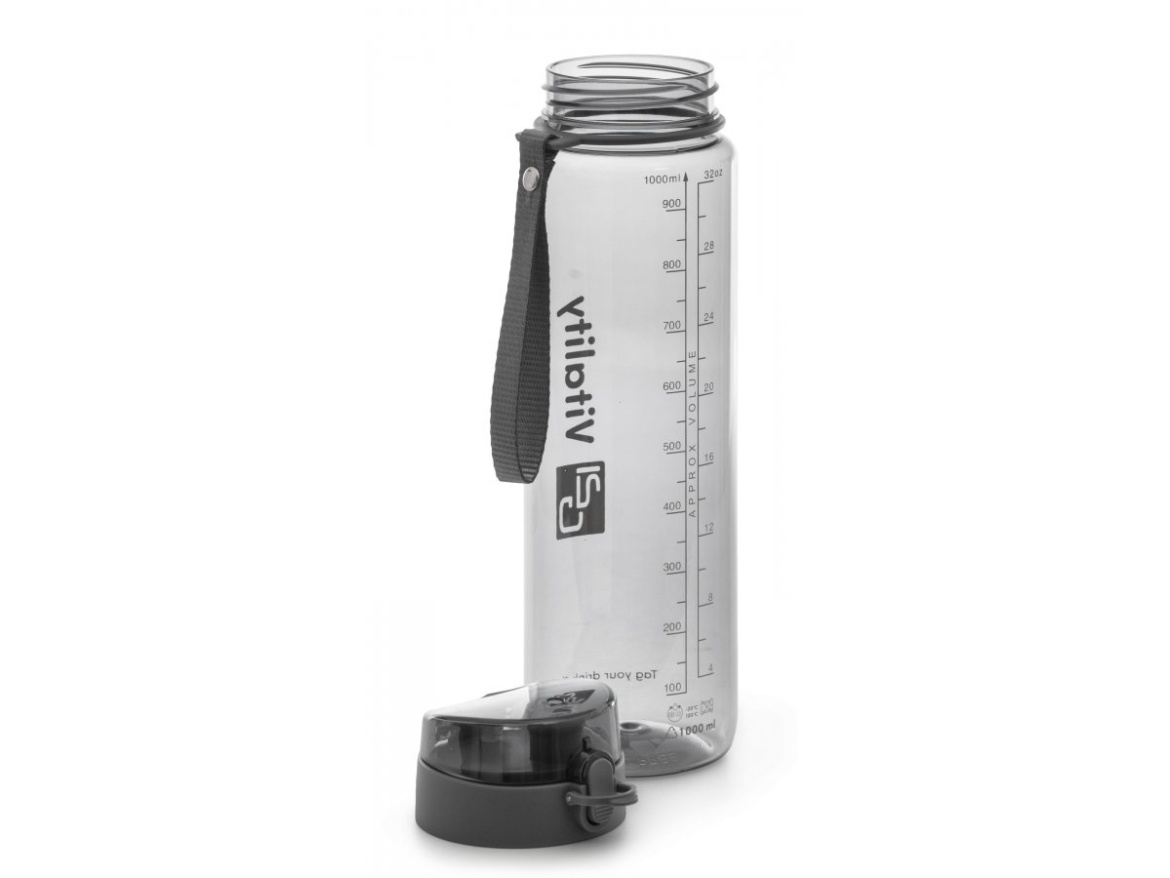 G21 Láhev  na pití, 1000 ml, šedá