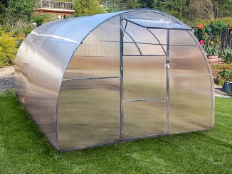 Obloukové skleníky s jeklovou konstrukcí –  Smarty 4 x 3 m polykarbonát 6 mm S43
