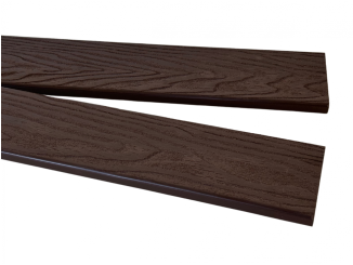 Plotovky –  Guttafence WPC plotovka 3D s rovnou hlavou 71 x 11 x 1500 mm oak brown