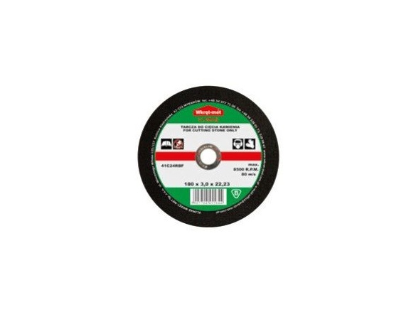 Kotouč řezný korund./kámen 115x3x22 Klimas Wkręt-met KOTOUČ KORUNDOVÝ ŘEZNÝ / BRUSNÝ