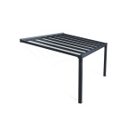 Luxusní hliníková (montovaná) pergola Palram - Canopia Stockholm 3,4 x 5,2 antracit