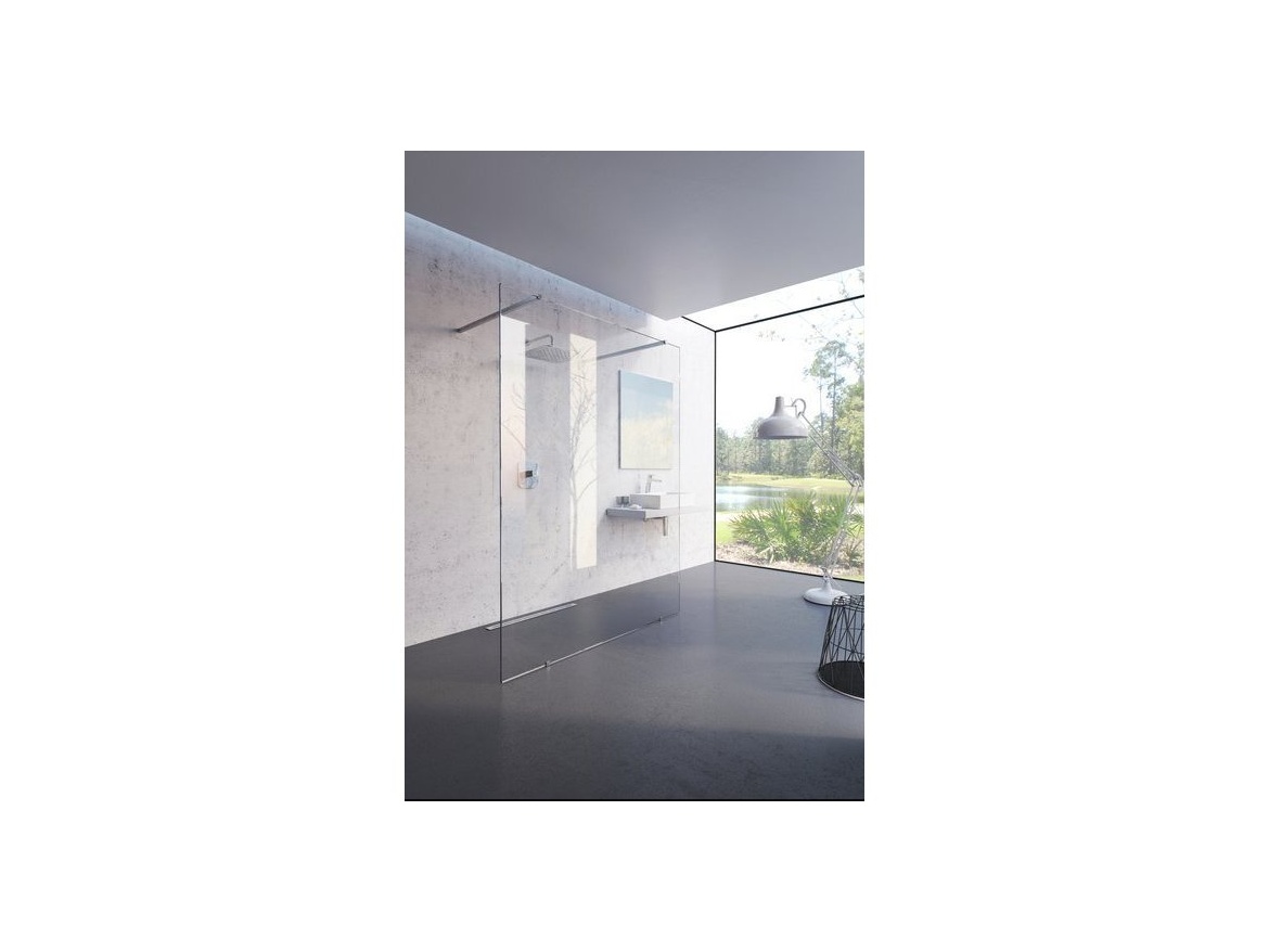 Ravak Walk-In Free Set 130, černá+transparent