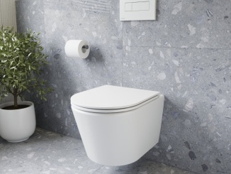 WC, bidety a pisoáry –  Ravak WC Flow RimOff set, závěsný, bílá