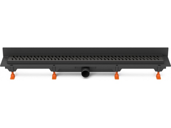 Žlab Chuděj LZB 40 Black (ke stěně)