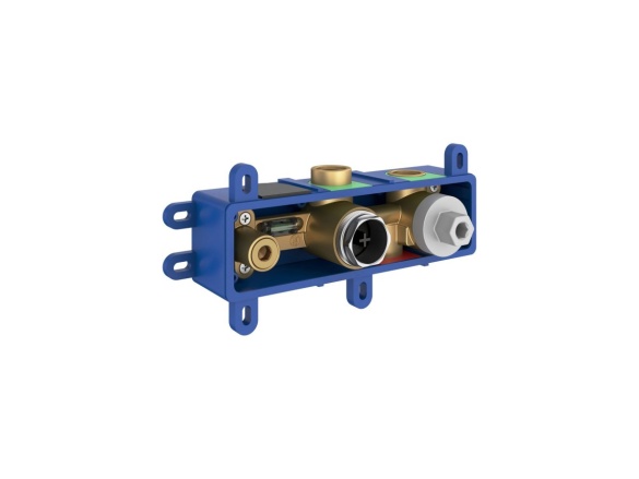 Ravak EL 068.20GB.O3.RB07D.+S Podomítková baterie 3cestná bez tělesa, se sprchovým setem, grafit kartáčovaný