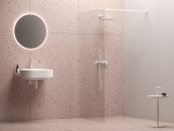 Ravak Walk-In Wall Set 70, bílá matná+transparent