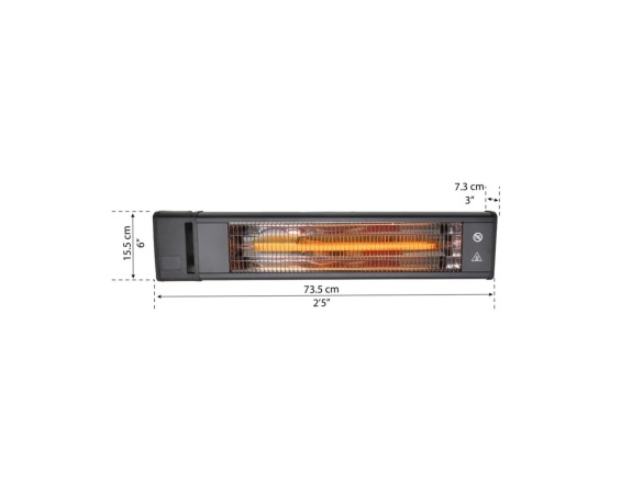 Palram - Canopia Infračervené topidlo 1800 W