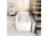 Ravak RS 025.00CR Vaňová 3-otvorová batéria se sprchovým setom, vodopád, chróm